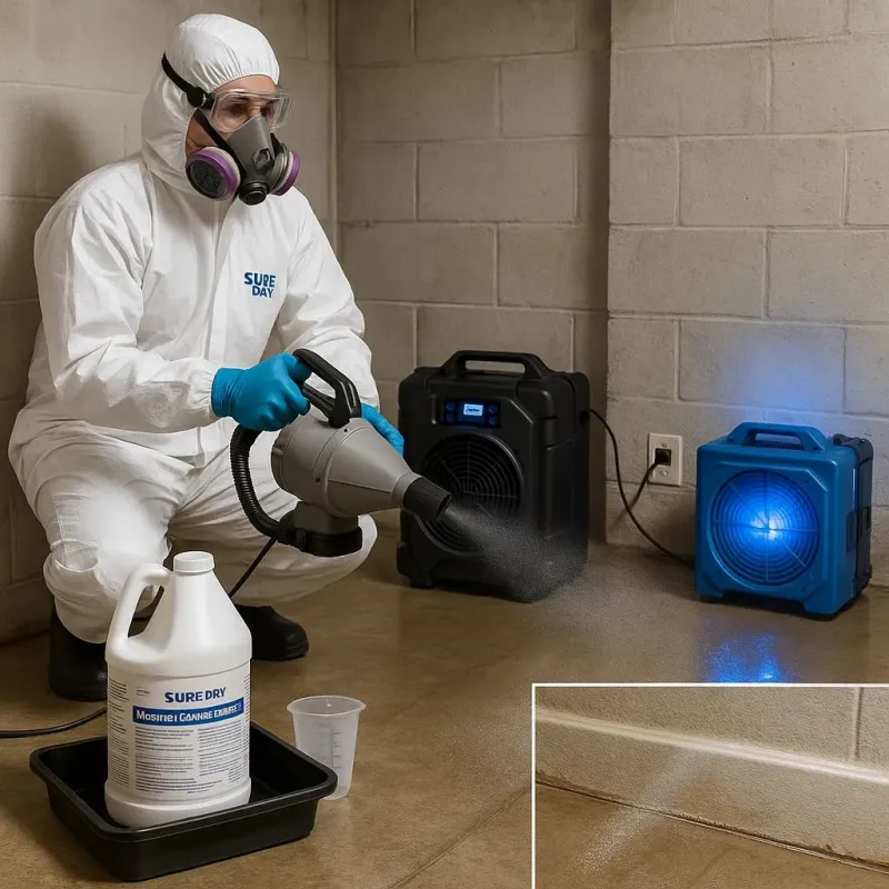Sanitization and Odor Removal process in Olney, MD